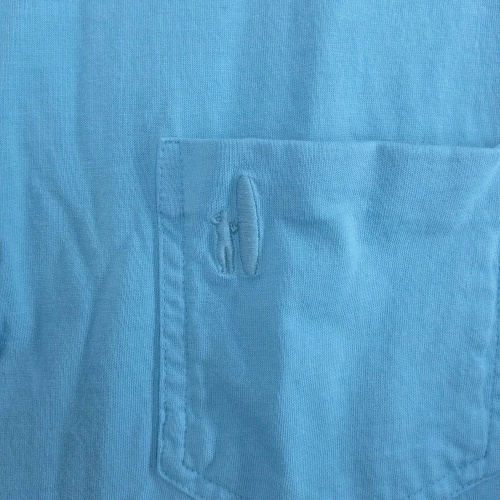 Johnnie-O Hangin' Out Polo Shirt Men's XL Blue 100%‎ Cotton Short Sleeve Pocket